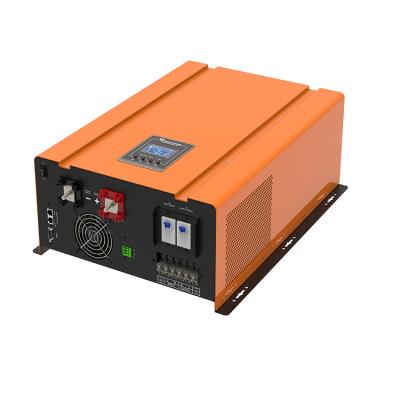 China lcd offgrid solar inverter 48v 96v dc to ac 110v 220v 240v 8000 watt 10000w 10kw 12kw solar inverter for solar panel system 584*425*180mm for sale