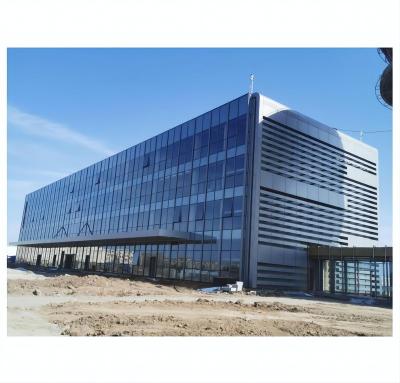 China Frame Part Light Weight Prefab Steel Frame Structure Metal Office Building for sale