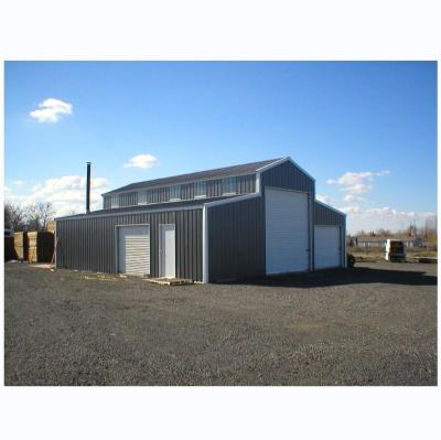 China Steel Warehouse China Customized Light Steel Structure Garage Parking Shed Warehouse Building for sale