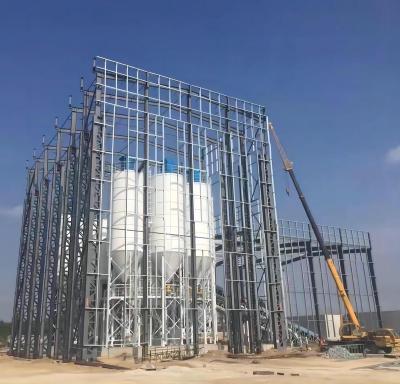 China Steel Workshop Steel Structure Frame Industrial Steel Building Prefab Workshop Building for sale