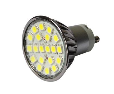 China El proyector GU10 220v 3000k de SMD3528 LED calienta la vivienda de aluminio blanca en venta