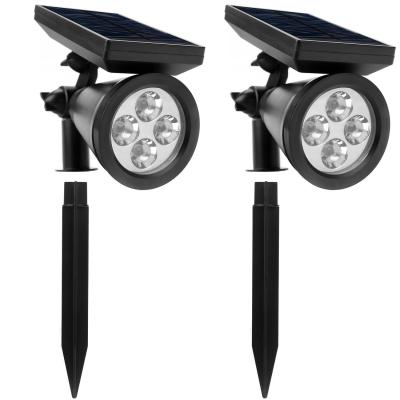 China Waterproof LED Solar Spotlight / Security Solar Landscape Lights for sale