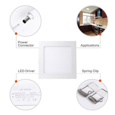 Chine 18W 8 équivalent incandescent ultra mince du voyant de la place LED de Dimmable de pouce 120W à vendre