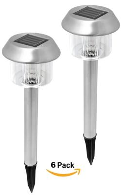 China Stainless Steel solar powered path lights / warm white garden path lights Spike mounted for sale