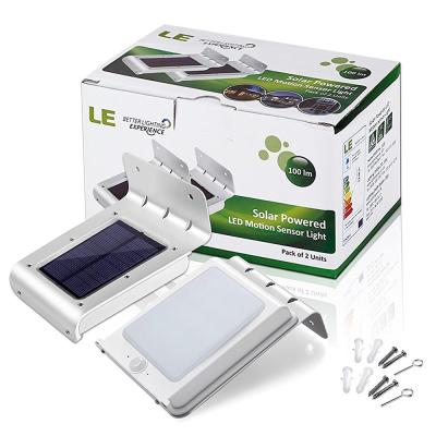 China La luz solar brillante del sensor de movimiento de la noche de 16 LED, empareda la luz solar del sensor de movimiento al aire libre en venta