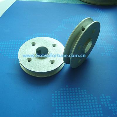 China Aluminum ALLOY 085A1 v pulley v belt pulley for a type v-belt for sale