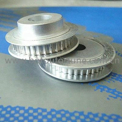 China Steel Component Aluminum Power Transmission HTD3M Timing Belt Pulley for sale