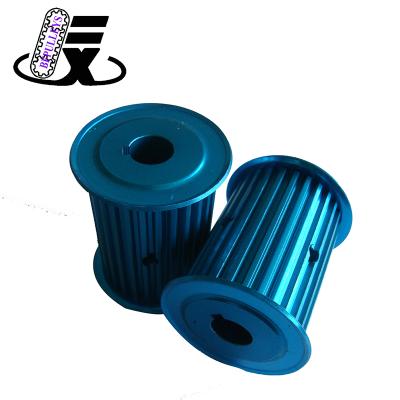 China Factory timing pulle for HTD5M T5 T10 H L type XL tooth bule anodized color or other color synchro pulley for sale