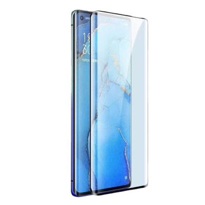 China 3D/5D/6D/9D/10D 2021 Full Arc Edge 9H Glass Film Anti-explosion Hot Bending Glue Tempered Glass Screen Protector Chamfered Fit For Oppo Reno 6 for sale