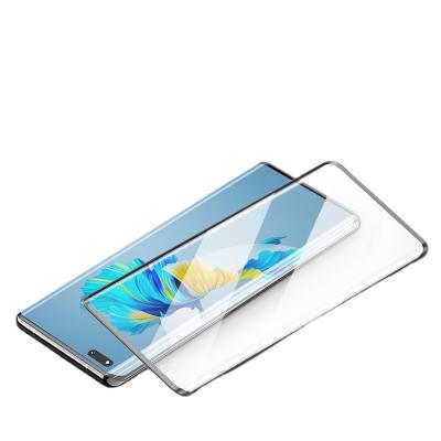 China 3D/5D/6D/9D/10D Touch Case Vidrios Friendly Templados 3D Curved Edge Glue Tempered Glass Phone Screen Protectors For Huawei P50 pro for sale