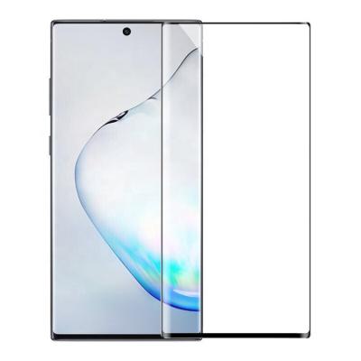 China 3D Anti-scratch Curved Full Glue Screen Protector Tempered Glass For Samsung Note20 Ultra Without Circle Support Fingerprint Unlock for sale