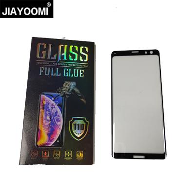 China 3D Anti-scratch Premium Full Glue Curved Full Edge Glue Tempered Glass Screen Protector For Apply To Sony Xz 3 for sale