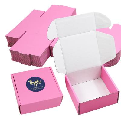 China Recyclable Custom Cosmetic Packaging Logo Pink Nail Polish Oil Oil Shipping Boxes Corrugated Mailer Boxes Shipping Carton For Shipping for sale