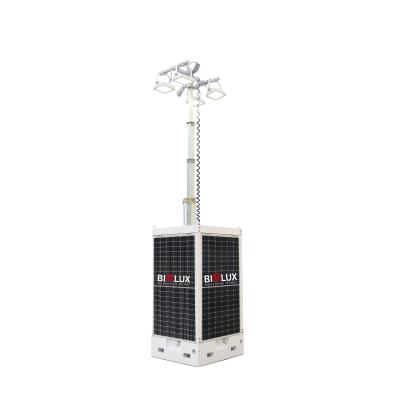 China Garden Cube Long Life Span Light Tower Portable Movable Solar Cube Type for sale