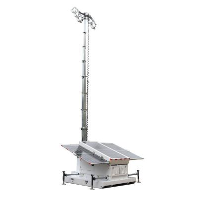 China Light skid tower with gel battery for construction site HLS4553-1504-9H for sale