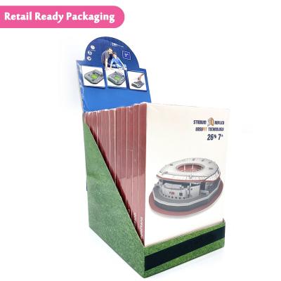 China Custom Recycled Materials Nosto BSCI ISO Certified Factory CMYK Printing Counter Retail Ready Packaging Display Box for sale