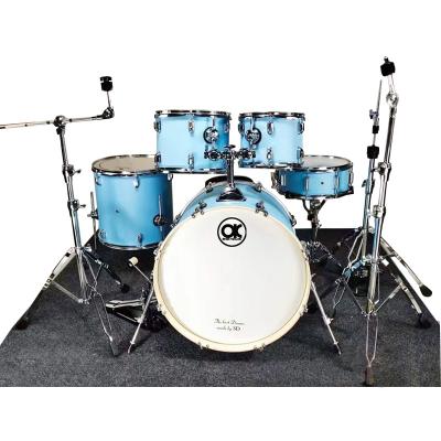 China Oilpaper Wholesale Kids Adult Drum Set For Beginner Jazz Drums Professional Playing Percussion Instruments for sale