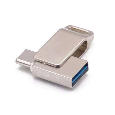 China Type-c Waterproof Metal Flash Drive OTG 16GB 32GB 64GB 128GB Zinc Alloy USB3.0 Flash Drive USB3.0 for sale