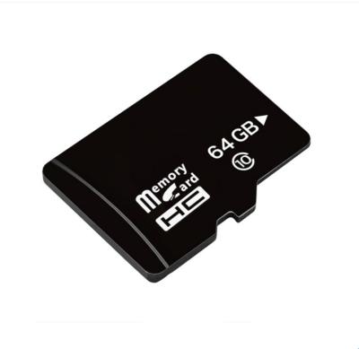 China High Speed ​​Plastic Cheap Price TF Memory Card Full Capacity 64GB Mobile Phone for sale