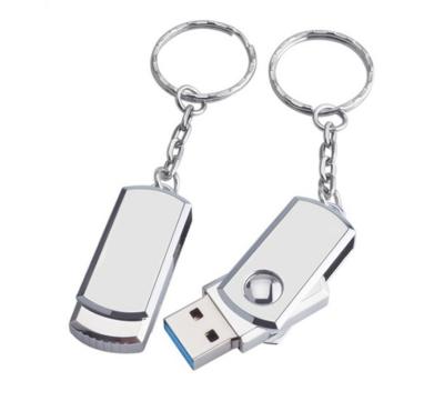 China Metal Zinc Alloy Bulk Movable Swivel USB Flash Drive With Customized Logo Custom USB Flash Drive for sale