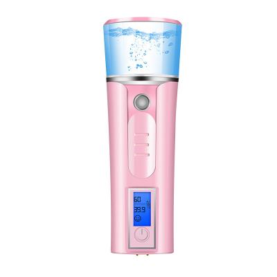 China Portable High Pressure Nano Moisturizer Water Pump Nano Facial Beauty Hydrate Machine Nano Water Spray for sale