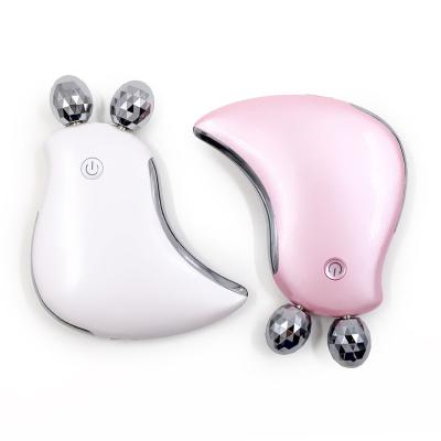 China New Face Lift Product Electric Beauty Roller EMS Face Lifting Guasha Massager for sale