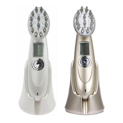 China 2021 Quality Portable Cheapest Best Price Infrared Vibration Massage Comb For Home Use for sale