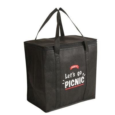 China Waterproof Customize Thermal Insulated Picnic Shopping Delivery Cooler Bag For Frozen Food for sale