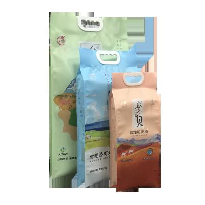 China Good Quality Custom Printing Barrier 5kg 10kg BOPP Laminated Plastic Rice Packing Bag for sale