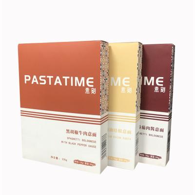 China Recyclable Food Paper Box Noodle Snack Paper Box Custom Printed Outer Packaging Folding White Paper Box for sale