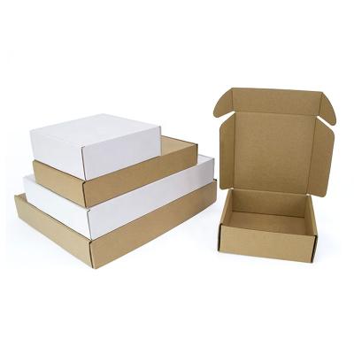 China Recycled Materials Wholesale Custom Brown Corrugated Gift Beaty Products Paper Shipping Boxes For Online Shopping for sale