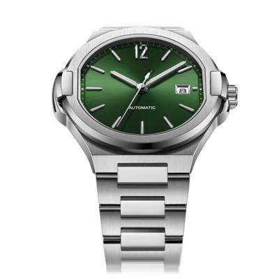 China New OEM Nh35 Day/Date 2022 Stainless Steel Automatic Day Date Men's Watch With Metal Bands for sale