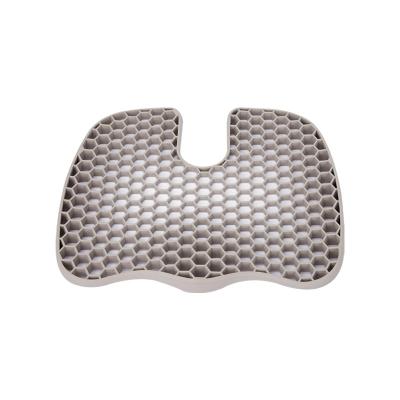 China Honeycomb Design Silicone Anti-Static Breathable Mat With Washable Non-slip Cover For Office Chair, Car for sale