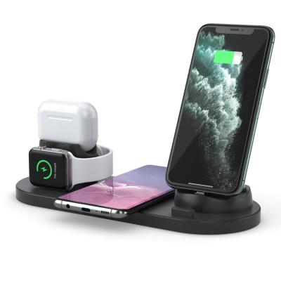 China Wholesale LAPTOP 3 in 1 Fast Charging 10W Wireless Charger for Airpods Cell Phone Watch Headphone for sale