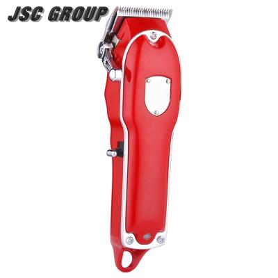 China Rechargeable Electric Professional Barber Hair Clippers Cordless Trimmer Right Handed Scissors Best For Men Light Trimmer for sale