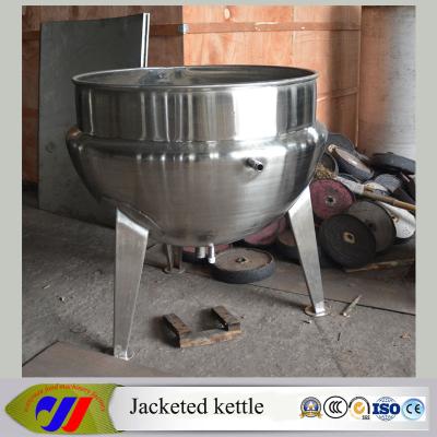 China Dairy Products Factory 300L Steam Heating Jacketed Kettle Cooking Kettle for sale