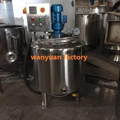 China Liquid With Solids 1750rpm 500L High Shear Hanging Tank Emulsifying Mixing Tank for sale