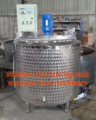 China 300 gallon stainless steel liquid mixing tank for sale