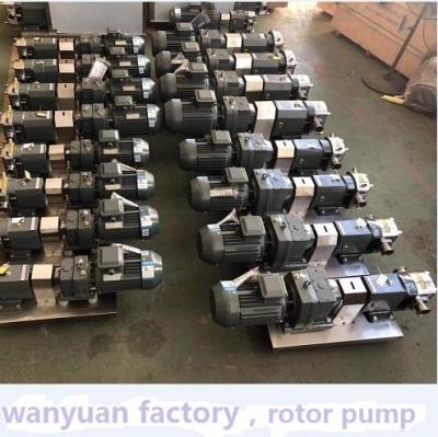 China Food and beverage rotor pump/CAM pump/mud pump for sale