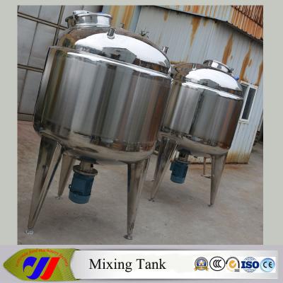 China Liquid With Solids 500L Stainless Steel Hanging Tank Mixing Pharmaceutical Mixing Tank for sale