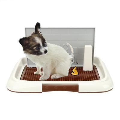 China Sustainable Wholesale Custom Plastic Cat Dog Pet Portable Indoor Toilet Tray for sale