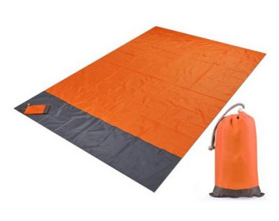 China Easy Folding Waterproof Beach Mat Pocket Beach Blanket Folding Mat Mattress Camping Sand for sale