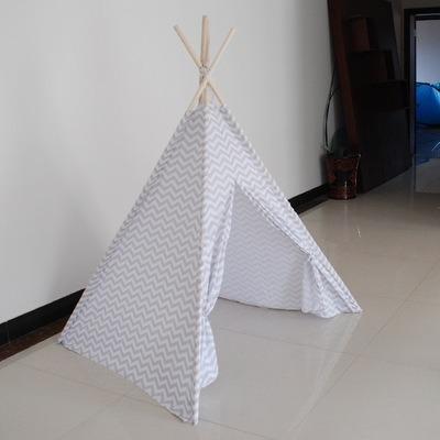 China Sports Toys 2019 New Factory Hot Selling Children Solid Wood Kids Toys House Teepee Tent Kids Indian for sale