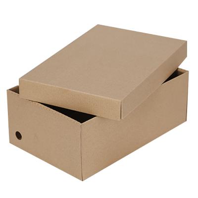 China Cheap Custom Stackable Bulk Custom Paper Boxes Recyclable Logo Shoe Box Plus Size White Kraft Paper Boxes For Packaging for sale