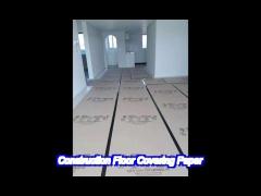 fsc recyclable 1mm construction floor protection paper