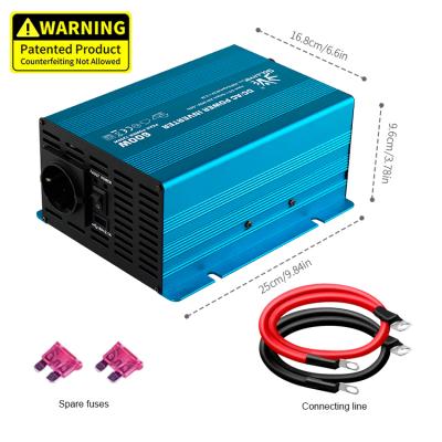 China AC 110v/120v/220v/230v off-grid system 600W 12v/24v/48v dc off grid pure sine wave power inverter for sale