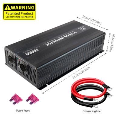 China ac 110v 220v off-grid system 5000W 12V 24V 48V dc modified sine wave power inverter for sale