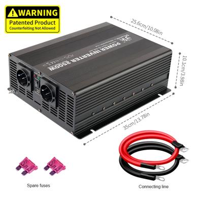 China ac 110v 220v off-grid system 2500W 12V 24V 48V dc modified sine wave power inverter for sale