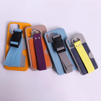 China Wholesale Shockproof Back Cover Mobile Anti-fall Shockproof Mobile Phone PU Leather Cell Phone Case for sale