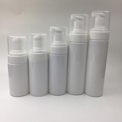 China Non Spill Foam 150ml Foam Pump Bottle / 180ml Facial Cleanser Foam Pump Bottle Packaging for sale